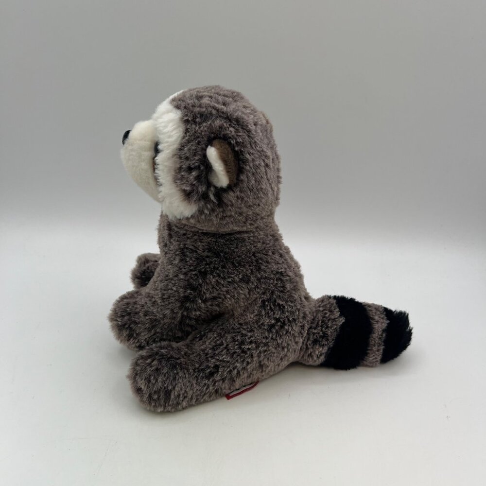 Douglas Mini Rudie Soft Raccoon Sitting 7" Plush Stuffed Animal - Picture 2 of 5